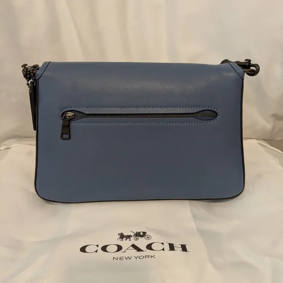 Coach Soft Tabby Shoulder Bag in Chambray (blue) - Picture 3 of 14